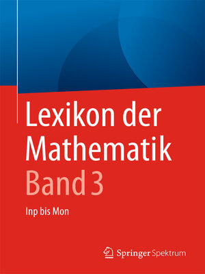 cover image of Lexikon der Mathematik, Band 3